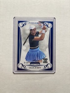 Callie Jo Smith 2023 Leaf Pickleball Premier Edition #12 Blue XRC Rookie RC /20