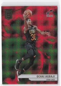 2023-24 Donruss Elite Ochai Agbaji #57 International Hyper Red and Green - Picture 1 of 2