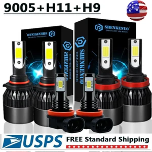 De bombillas de faros LED + luz antiniebla For Honda CR-V CRV 2015-2018 2019 - Picture 1 of 12