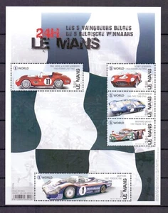BELGIUM 2019 le mans racing cars M/S MNH** BLOK 283 - Picture 1 of 1