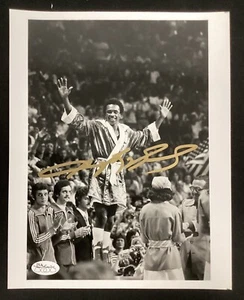 Sugar Ray Leonard Signed Photo 8x10 Boxing 1976 Olympic Gold Medal Autograph JSA - Picture 1 of 2
