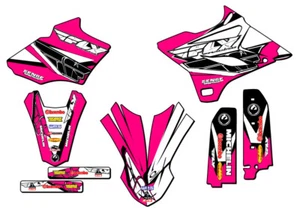 2015-2018 YZ 85 13 FLY Pink Senge Graphics Kit Compatible with Yamaha - Foto 1 di 10