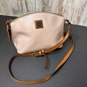 Dooney & Bourke Wexford Leather Penny Crossbody Shoulder Bag Light Pink - Picture 1 of 18