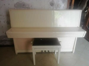 Pianoforte Verticale Petrof Bianco - 1989 - Foto 1 di 7