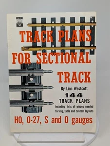 Track Plans for Sectional Track by Linn Westcott 1960 2ND ED Kalmbach Publishing - Picture 1 of 5