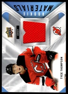 2021-22 Upper Deck Rookie Materials Tyce Thompson - New Jersey Devils #RM-TT