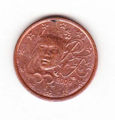 Pièce de monnaie 1 cent centime euro France 2009 - Photo 1/4