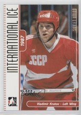 2006 In the Game-Used International Ice Signature Series /10 Vladimir Krutov #95