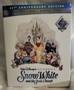 Snow White And The Seven Dwarfs: 85th Anniversary Blu-ray/DVD DMC Exclusive NIB - Picture 1 of 4