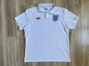 England Home Fußballtrikot 2009/2010 Trikot Soccer Umbro Camiseta Gr. XL / 46 - Bild 1 von 4