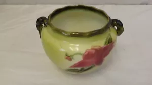 Vintage HULL Pottery Woodland Jardiniere Planter Vase W7 5 1/2 USA - Picture 1 of 8