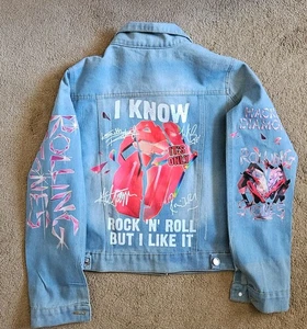 Rolling Stones 2024 Hackney Diamonds Tour Girls/Youth/Kids Jacket XL - Picture 1 of 3