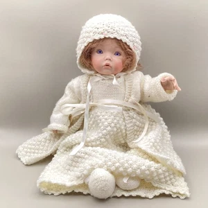 Vintage 1991 Aaron by Dianna Effner Cloth Body Porcelain Baby Doll ACT#8601 - Picture 1 of 16