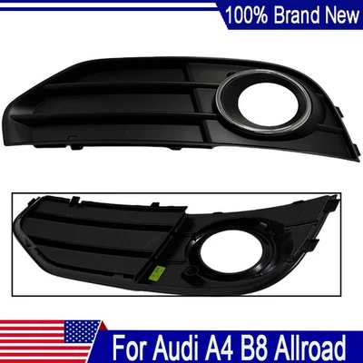 New Fog Light Cover Grille Trim Right Side 8K0807682H01C For Audi A4 B8 Allroad Foto 1 de 4