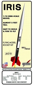 Flying Model Rocket Kit - Semroc 'Iris' Semi-scale - Picture 1 of 6