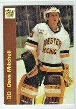 1993-94 Western Michigan Broncos (CCHA) Dave Mitchell (goalie)