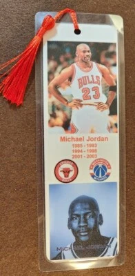 Famous Basketball Player Bookmark - Hand Made - Choose Player - 5 ml - 8" x 3" Foto 1 de 2