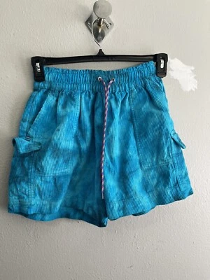Urban Outfitters BDG Ester Drawstring Cargo Corduroy Shorts Size XS Blue - Image 1 of 4