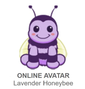Webkinz Classic Lavender Honeybee *Code Only* (~messaged~) - Picture 1 of 3