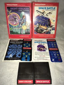 Intellivision ""Night Stalker"" y ""Space Battle"" en caja - sin probar - Imagen 1 de 11