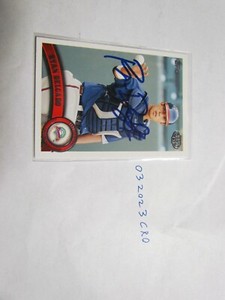 2011 Topps Ryan Delgado signed Baseball Card 2