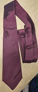 Corbata para hombre italiana todo seda color vino hecha a mano 54" x 3,3/4" - Imagen 1 de 10