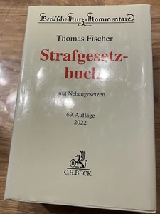 Thomas Fischer Strafgesetzbuch (StGB) mit Nebengesetzen 2022, 69. Auflage - Bild 1 von 1