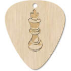 7 x 'King Chess Piece' Guitar Picks / Pendants (GP00010551)