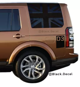 2 Rear Side Quarter Panel Graphic Decals for Land Rover DISCOVERY 3, 4, LR3, LR4 - Picture 1 of 12