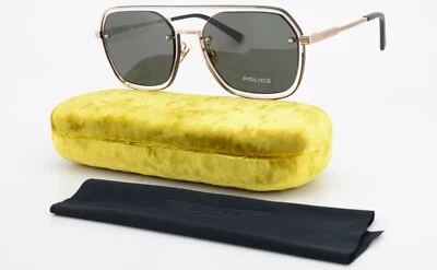 Gafas de sol Police *3 Lewis 36 Sple18 55-20 145 Col. 0302 Dorado Lujo Piloto Sol Foto 1 de 4