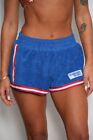 Cabana Ware Terry Towelling Shorts - Blue Maldives Sizes Xs-xl