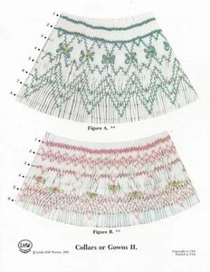 New COLLRS or GOWNS II. Smocking Plate Children's Sewing Pattern # 3 - Picture 1 of 1