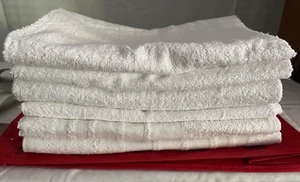 Toallas de baño blancas Encompass Elegance Plus 24" x 48" ~ Lote de 6 - Imagen 1 de 2