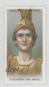 1924 ITC Leaders of Men Tobacco Ogden's Back Alexander The Great #1 3q4