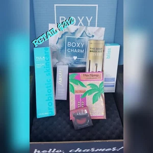 boxycharm/PREMIUM TULA, KAT VON , FARSALI,BLISS,TOO FACED RETAIL$212 - Picture 1 of 5