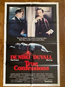 True Confessions (1981) Original Theatrical Poster 27x41 Folded - Picture 1 of 1