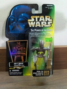Nuovo ASP-7 Droid Star Wars POTF2 Power Of The Force 1996 MOC con Holo - Foto 1 di 7