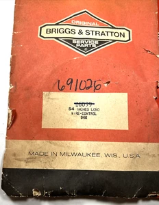 New Briggs & Stratton 691026, 691589 OEM Control Wire NOS [ - Bild 1 von 6