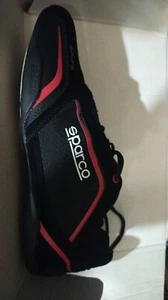 SPARCO SCARPINI scarpa SCARPE GO KART AUTO TUNING colore NERO ROSSO N 43 USATE - Foto 1 di 3