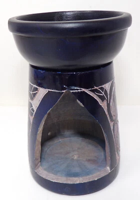 Soapstone Wax Melt Essential Oil Burner Tealight Diffusers Aroma Oil Tart Warmer - Image 1 of 4