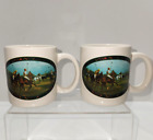 Ralph Lauren Home Goods Vintage 1978 Polo Match Set of Two Coffee Cups