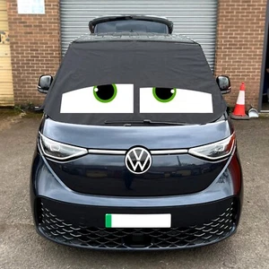 VW ID BUZZ Windscreen Cover Deluxe Tailored Blackout Blind Camping Cover Eyes - Picture 1 of 3