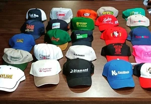 Vintage Farm Feed Tractor Promo Hats Lot of 25 Mesh Snapback & Baseball Caps - Imagen 1 de 10