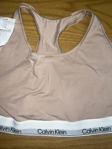 Calvin Klein Plus Size Modern Naturals Bralette sfoderata QF7045 - Cedro 3X - Foto 1 di 4