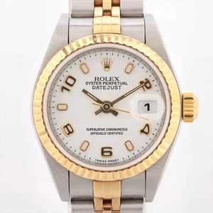 Rolex Lady Datejust 79173 SS×YG SS×YG AT White Dial 2 Extra Links - Bild 1 von 9