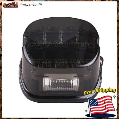 Indicador de luz trasera de freno LED para Harley Touring Road King Softail Dyna Foto 1 de 4