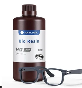 ANYCUBIC UV Resin 405nm BIO Resin- HD Gray - 1KG - Harz für 3D Drucker - Afbeelding 1 van 2