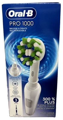 Oral-B Pro 1000 3D Cross Action аккумуляторная зубная щетка. Новый в коробке. БЫСТРАЯ ДОСТАВКА - Изображение 1 из 3