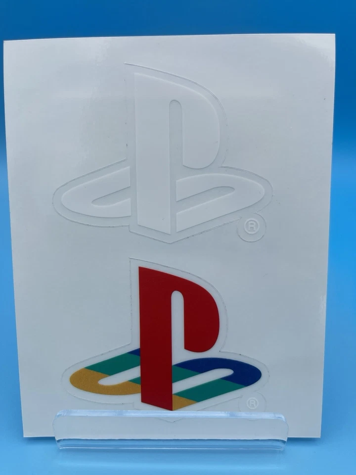 [NUEVO] Juego de pegatinas con licencia oficial PlayStation logotipo clásico de PlayStation Foto 1 de 1