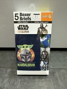 Star Wars underwear boys 6 5 pack Boys Boxer Briefs Underwear Cotton Size 6 - Picture 1 of 5